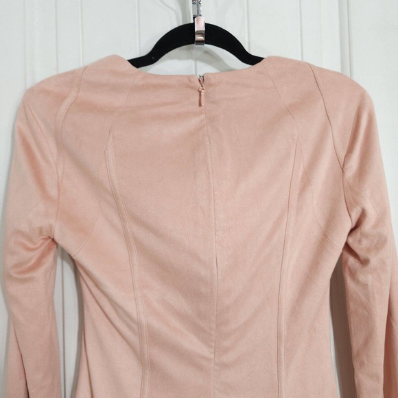 House of CB Womens Dress Ricci Pink Suedette Bustier Corset Mini Bodycon Sz S - Picture 10 of 11